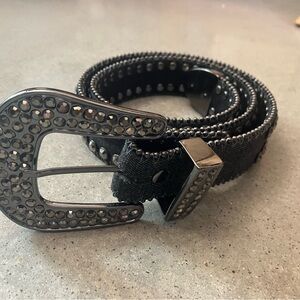 Black Studded Belt